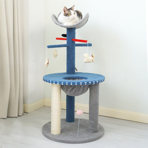 Jia Ni <b>Cat</b> Circus Series <b>Cat</b> Tree With <b>Scratching</b> <b>Post</b> And Toy <b>For</b> Indoor <b>Cats</b> - Product Image 3