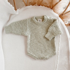 Maglione Unisex del bambino della neonata della ragazza del bambino maglione Kimono tute modello solido tessuto <span class=keywords><strong>a</strong></span> maglia bottone per <span class=keywords><strong>6</strong></span>-9 <span class=keywords><strong>mesi</strong></span> per l'autunno - Product Image 2