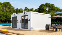 DYCE Maisons conteneurs commerciales personnalisées à faible coût, boutiques de crème glacée mobiles en conteneurs, cafés, stands, magasins de vente de produits alimentaires