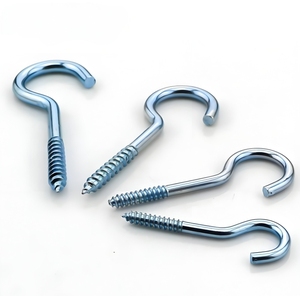 Vite a Occhio M8 4.8/8.8 HDG M12x300, Elemento di Fissaggio in Acciaio Inox 304, Acciaio al Carbonio, Ferro, Dado, Attrezzo di Sollevamento, Ferramenta per Bullone a Occhio - Product Image 1
