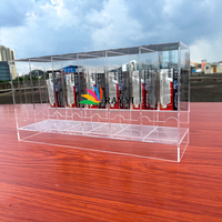 RAY YI Distributeur de boosters en acrylique à 6 emplacements, haute transparence, résistant aux UV, pour comptoir, direct usine, pour magasin de jeux