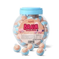 OEM Groothandel 3D Hersenen-vormige Gummy Candy Halloween Novelty Jam Gevulde Jelly Snoepjes voor Spookachtige Party Favoriet Cadeau