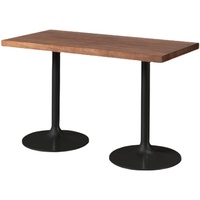Table à manger en métal au design rétro moderne américain avec chaise de restaurant en fer pour la maison, le bureau et les salles de conférence, idéale pour les salons de thé