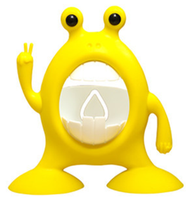 子供用歯ブラシホルダーセットサクションカップバスルームオーガナイザー楽しいカエルかわいい漫画子供用歯ブラシホルダー - Product Image 6