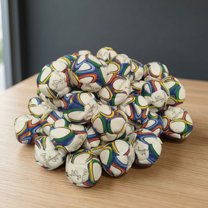 Soft Genuine Leather Footbag or Hacky Sack <b>Training</b> <b>Ball</b> Multicolor Adult Practice Sport for Drill and Recreation - Product Image 3