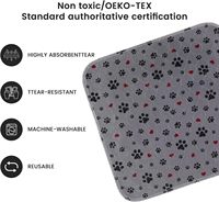 Protège-lits réutilisables et imperméables Aoson pour animaux de compagnie, personnes âgées et enfants, protection extra absorbante contre l'incontinence et les fuites nocturnes