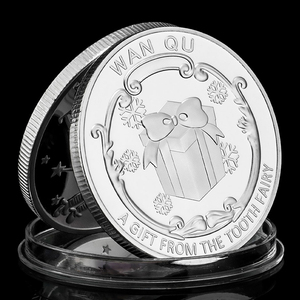 Funda protectora de técnica chapada en monedas coleccionable de Hada de los dientes de fantasía, regalo incluido para exhibir o presentar a los niños - Product Image 6