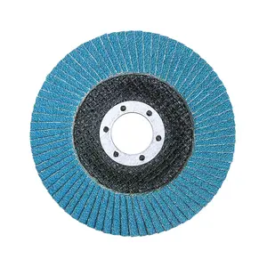 Factory Price Customized T27/T29 Grinding Wheel Blue Zirconia Sanding Disc Abrasive Flap Disc For Angle Grinder