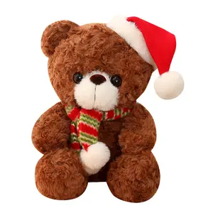 christmas 9inch small teddy bear bulk plush toy custom stuffed animal teddy bear dolls oem stuffed doll plush animal toy