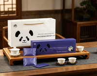 Nouvelle boîte cadeau créative de thé au jasmin mélangé Panda 68g, spécialité du Sichuan, montagne de Qingcheng, boîte cadeau neige