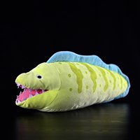 Peluche de Anguila Moray Realista Personalizado, Juguete de Peluche, Cojín de Pez Adorable para Acuario, Fabricante Global OEM ODM