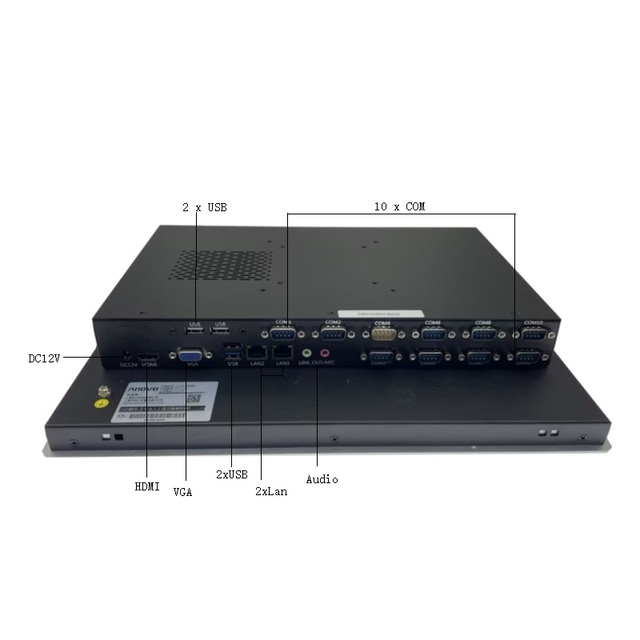 Factory Custom 15inch Industrial Embedded Touch Panel PC RK3288RK3688J1900 I5I7 Processor 10COM Warranty One Year Used