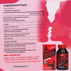 Aanpasbare Horny Goat Extract <span class=keywords><strong>Capsules</strong></span>, natuurlijke kruiden supplement ter verbetering van het immuunsysteem en spiergroei, voor volwassenen, niet voor zwangere vrouwen. - Product Image 3