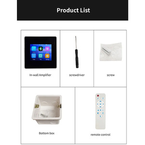 Không Dây Cho <span class=keywords><strong>Bluetooth</strong></span> Âm Thanh Phát Lại Điều Khiển Cho Nhà Thông Minh Treo Tường Nhúng Khuếch Đại Công Suất Oled Cho Khách Sạn Nền - Product Image 2