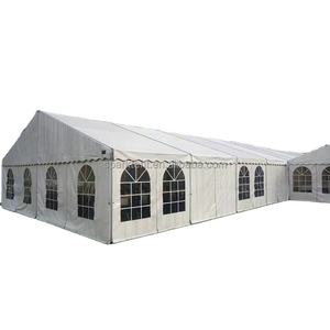 Alüminyum çerçeve <span class=keywords><strong>60</strong></span> kişi parti için romantik beyaz düğün yandan açık çadır - Product Image 6
