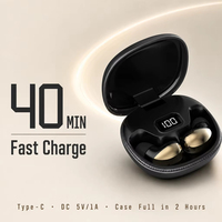 Écouteurs sans fil Bluetooth 5.4 TWS, écouteurs stéréo 8 mm, étui de charge Type-C, 4 heures d'autonomie, écouteurs intra-auriculaires mains libres