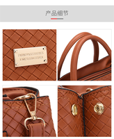 Nouvel Arrivage – Ensemble 6 Pièces Tissé pour Femme : Sac Téléphone, Sac à Main Durable, Portefeuille, Sac Décontracté pour Maman, Utilisation Quotidienne pour iPhone 15 Pro Max