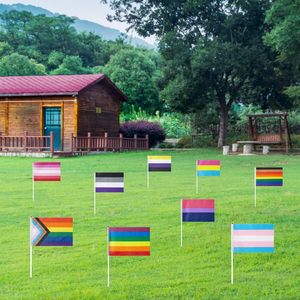 Bandera LGBT Pequeña de Mano, Arcoíris, Orgullo <span class=keywords><strong>No</strong></span> <span class=keywords><strong>Binario</strong></span>, Orgullo Gay, al por Mayor - Product Image 6