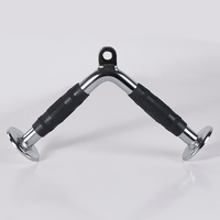 Attachement de machine de câble en acier en stock pour triceps pressent vers le bas et accessoires de machine de câble d'accessoire de gymnastique à la maison de LAT