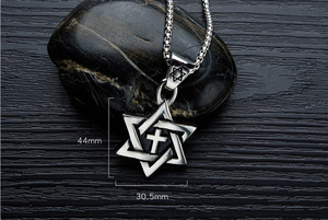 <span class=keywords><strong>Collana</strong></span> esagramma in lega di catena inossidabile nuova per collane con ciondolo moda aquila in lega di zinco da <span class=keywords><strong>60</strong></span> <span class=keywords><strong>Cm</strong></span> all'ingrosso della fabbrica dell'adolescente - Product Image 4