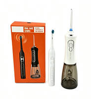 Brosse à dents électrique rotative en gros et irrigateur buccal portable IPX7 rechargeable pour adultes – Kit dentaire OEM