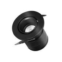 Spot LED encastré orientable 1-10W en aluminium, CRI 90 élevé, design moderne, petite ouverture, lumière focalisée, intérieur, dimmable
