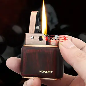 Lighter FLAME TORCH Metallic Windproof Lighter Electric Ignition
