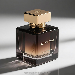Flaconi per <span class=keywords><strong>Profumo</strong></span> Quadrati di Lusso da 50 ml, Best Seller, Bottiglie in Vetro Ambrato con Collo a Crimpatura - Product Image 4