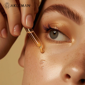 Sang trọng mờ rõ ràng thủy tinh tinh dầu Chai nhỏ giọt với màu đen khuôn mẫu hình trụ hộp tinh dầu Chai nhỏ giọt - Product Image 2