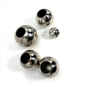 Edelstahl-Hohlkugel 10mm 50mm mit Loch für Rohr verbindungs stücke - Product Image 3