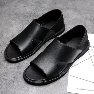 <span class=keywords><strong>Sandales</strong></span> classiques décontractées pour hommes, style été, légères, plates, pour l'extérieur, semi-mules - Product Image 5