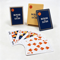 Cartes à jouer en PVC personnalisées avec impression sur mesure, jeu de poker imperméable avec boîte personnalisée pour casino, magie, cadeau, vente en gros