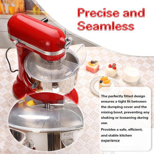 Accessoires pour mélangeurs Kitchenaid, couvercle anti-éclaboussures pour robot culinaire, 5,5 à 8 QT, couvercle anti-éclaboussures relevable - Product Image 2