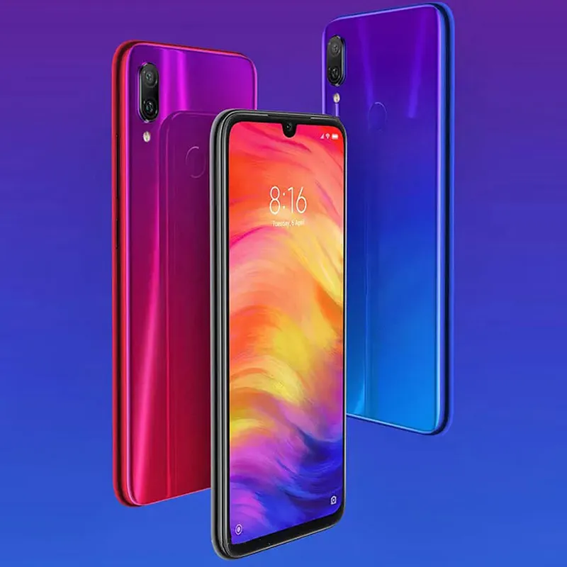 2022 Fingerprint unlock Dual sim card hand phones used mobile Redmi note 7 pro for xiaomi official store