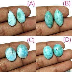 หินลาริมาร์อัญมณีสีฟ้าที่น่าตื่นตาตื่นใจในรูปทรงต่างๆขายส่งจำนวนมากสำหรับการใช้สร้อยคอ - Product Image 6