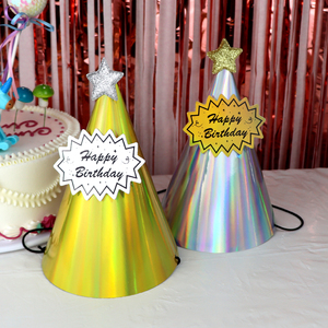 Gorra de Papel con Corona de <span class=keywords><strong>Príncipe</strong></span> y Princesa para Decoración de Fiestas, Cumpleaños, Color Plateado, Dorado y Multicolor, Venta al por Mayor - Product Image 6