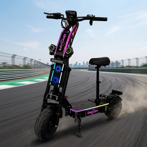 Scooter Eléctrico G14 72V 10000W 15000W con Doble Motor, 55-75 MPH, Neumáticos Anchos Todoterreno, Batería de 40-100ah, Plegado Fácil, Tarjeta NFC - Product Image 1