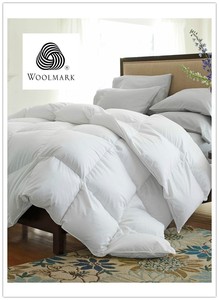 Одеяло из 100% огнестойкого хлопка в гостиничном стиле с покрывалом из хлопка жапара и австралийской шерсти - Product Image 2