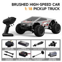 Camion RC 4x4 HY 2,4 GHz à l'échelle 1:16, voiture télécommandée tout-terrain, chargeur, câble USB, portée de 80 m, 3,5 canaux, prêt à l'emploi, expert