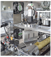 Machine de fabrication de bols en papier kraft jetables entièrement automatique à ultrasons pour salades et soupes, contrôlée par PLC, avec fonction de comptage et d'empilage, en matériau PE