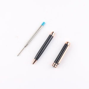 2024 <span class=keywords><strong>Promo</strong></span> Bolígrafo de moda azul de metal con logotipo grabado - Product Image 4