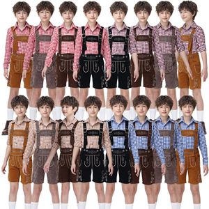 Disfraz Tradicional Alemán de Lederhosen para Niños, Traje Étnico para Festival de la Cerveza, Oktoberfest, Actuación en Escenario - Product Image 1