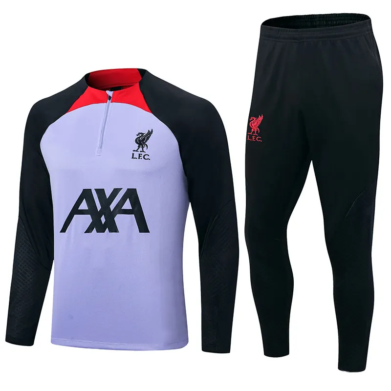 Thaise Goede Kwaliteit Merk Custom Jersey Voetbal Trainingspak Groothandel Voetbal Trainingspak Sport Trainingspak