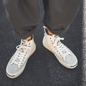 Zapatillas de Lona Blancas de Moda de Alta Calidad para Hombre, Diseño Personalizado, Transpirables, Casuales, para Caminar, Verano 2025 - Product Image 3