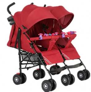 Cochecito Doble para Gemelos Nuevo Más Vendido Carrito Portátil de Calidad de Exportación Carros Montables Parasol Go Karts Ligero - Product Image 5