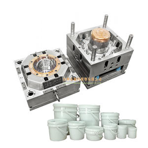 Moldeo por inyección de plástico 3L 4L <span class=keywords><strong>5L</strong></span> 8L 10L 15L 20L molde de cubo de pintura molde de inyección de plástico barato - Product Image 1