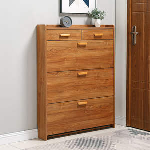 <span class=keywords><strong>Zapatero</strong></span> de Madera Simple, <span class=keywords><strong>Estrecho</strong></span>, para <span class=keywords><strong>Entrada</strong></span>, Almacenamiento en el Hogar y Gimnasio, <span class=keywords><strong>Zapatero</strong></span> de Pared - Product Image 4