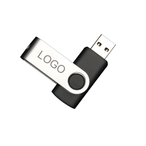 Customizable USB Memory Pendrive 8GB 16GB 32GB 64GB Promotional Gift Metal Swivel USB Flash Drive Plastic USB 3.0 Interface