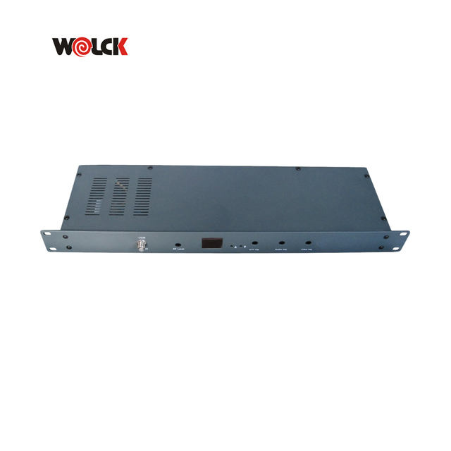 Wolck Agile CATV Modulator 45-862MHz Frequency Adjustable Adjacent Channel RF Analog Modulator for CATV Headend System AV to RF