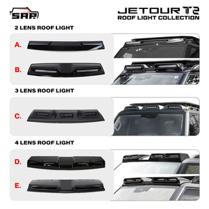 Feux de voiture, pièces automobiles, projecteur de toit LED ABS à 2/3/4 lentilles, éclairage avant de toit pour Jetour Traveler T2, accessoires extérieurs - Product Image 1